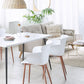 Set Of 2 Dining Chairs White Sumkley