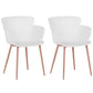 Set Of 2 Dining Chairs White Sumkley