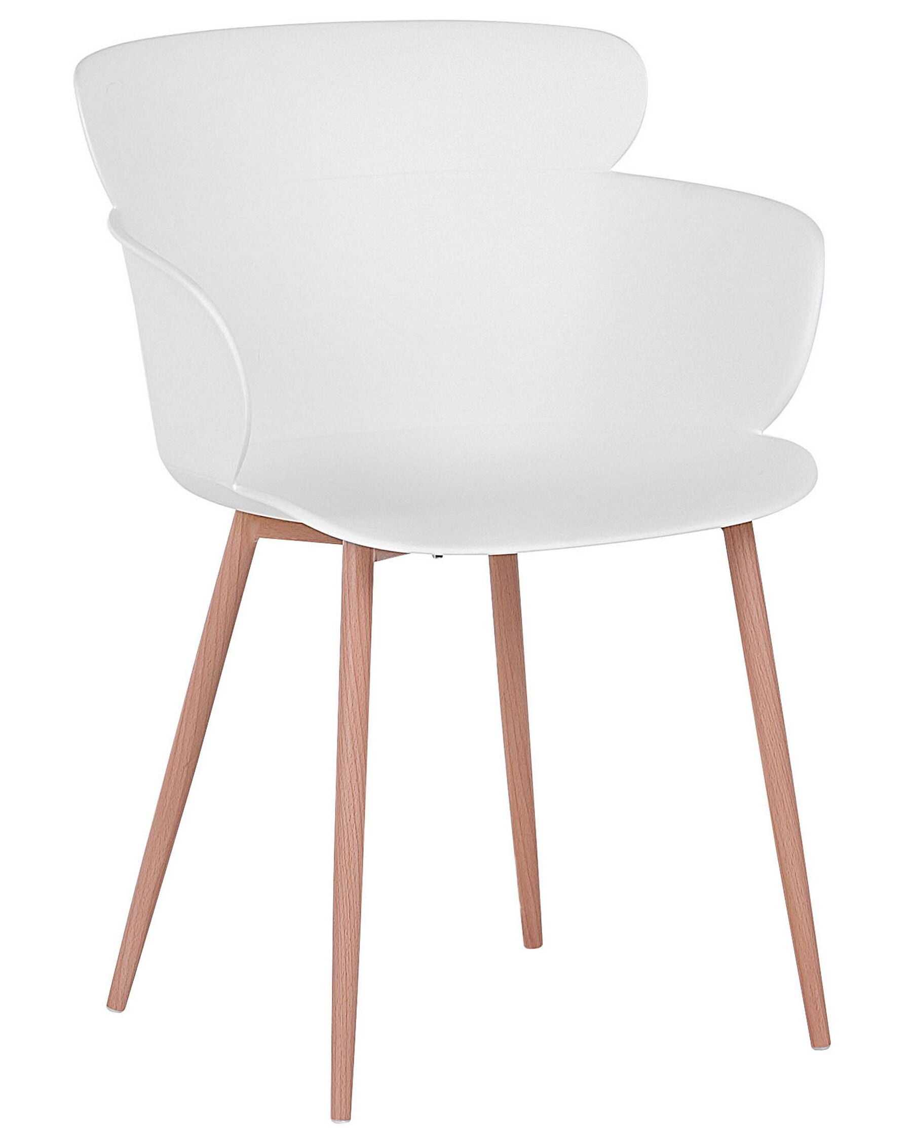 Set Of 2 Dining Chairs White Sumkley