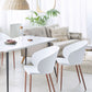 Set Of 2 Dining Chairs White Blaykee