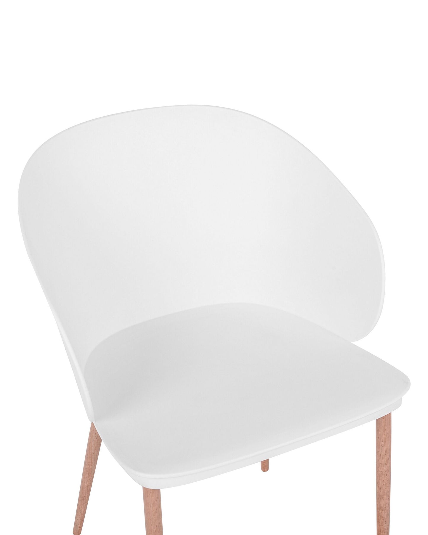 Set Of 2 Dining Chairs White Blaykee