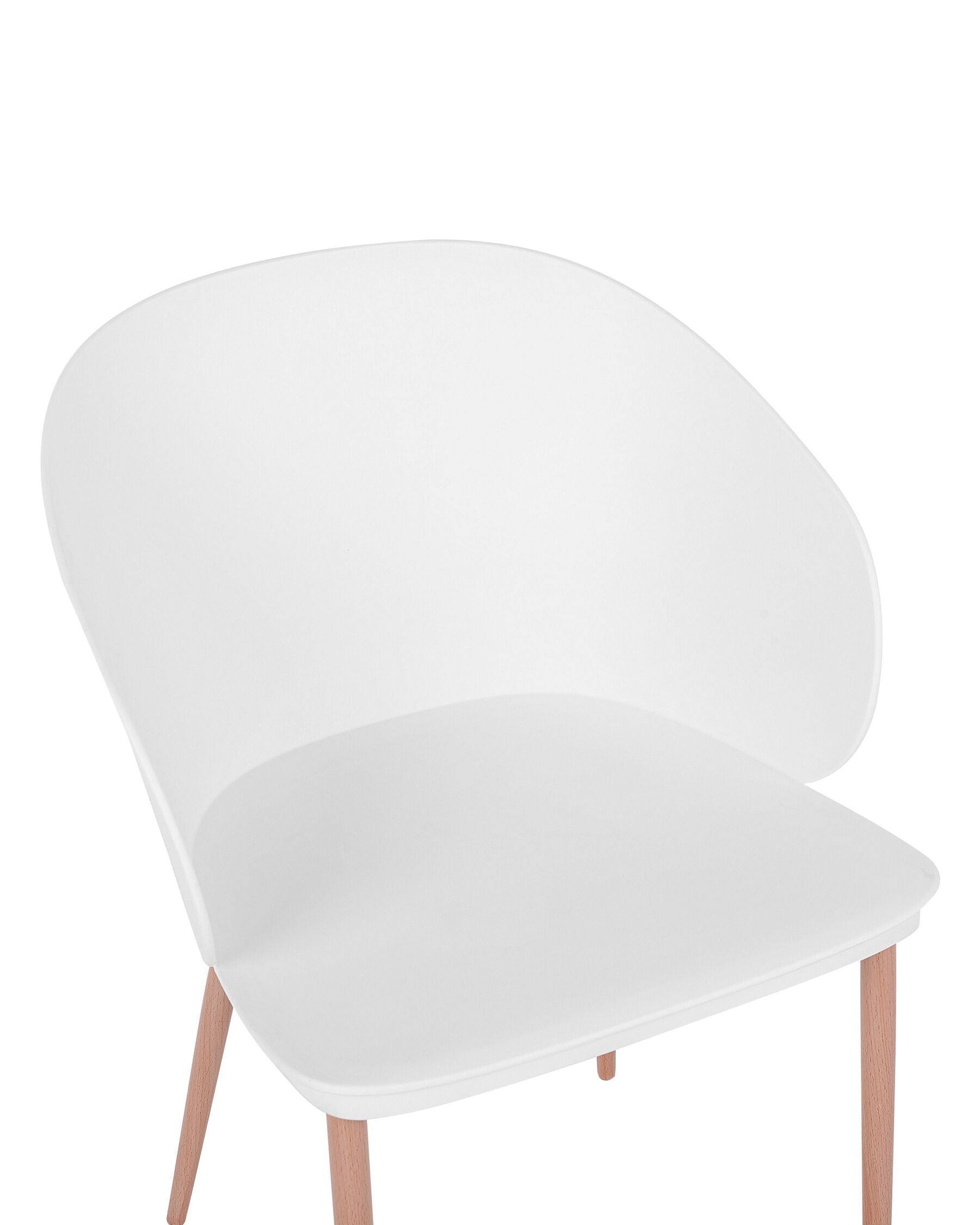 Set Of 2 Dining Chairs White Blaykee