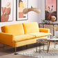 Velvet Sofa Bed Yellow VETTRE