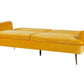Velvet Sofa Bed Yellow VETTRE