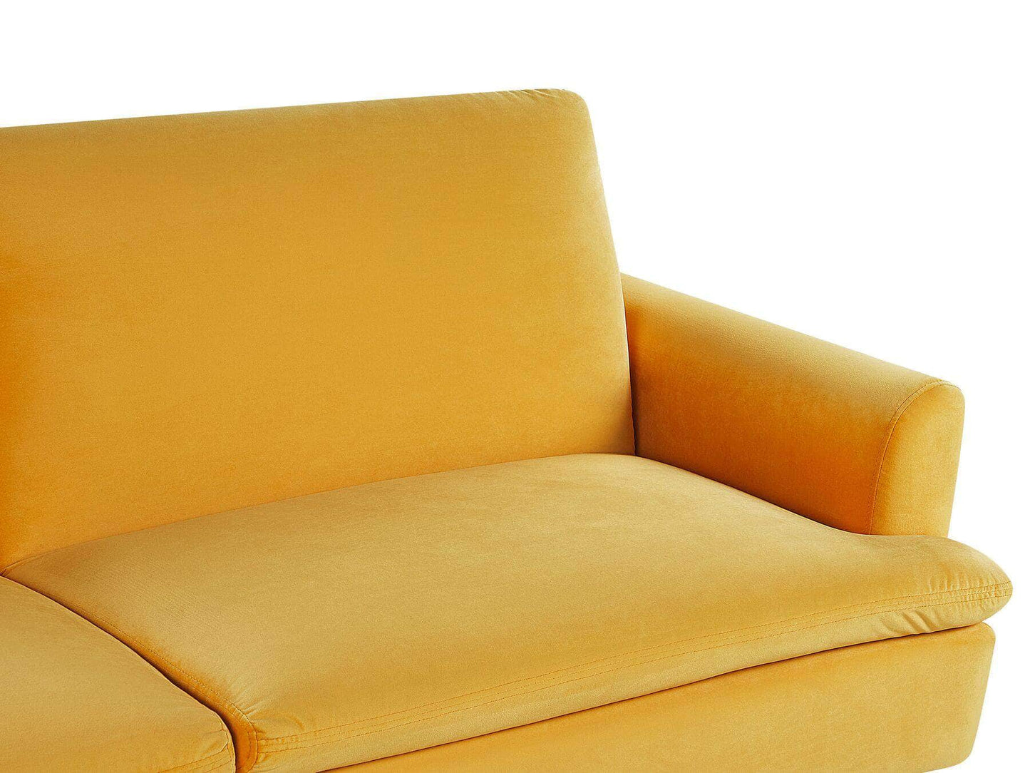Velvet Sofa Bed Yellow VETTRE