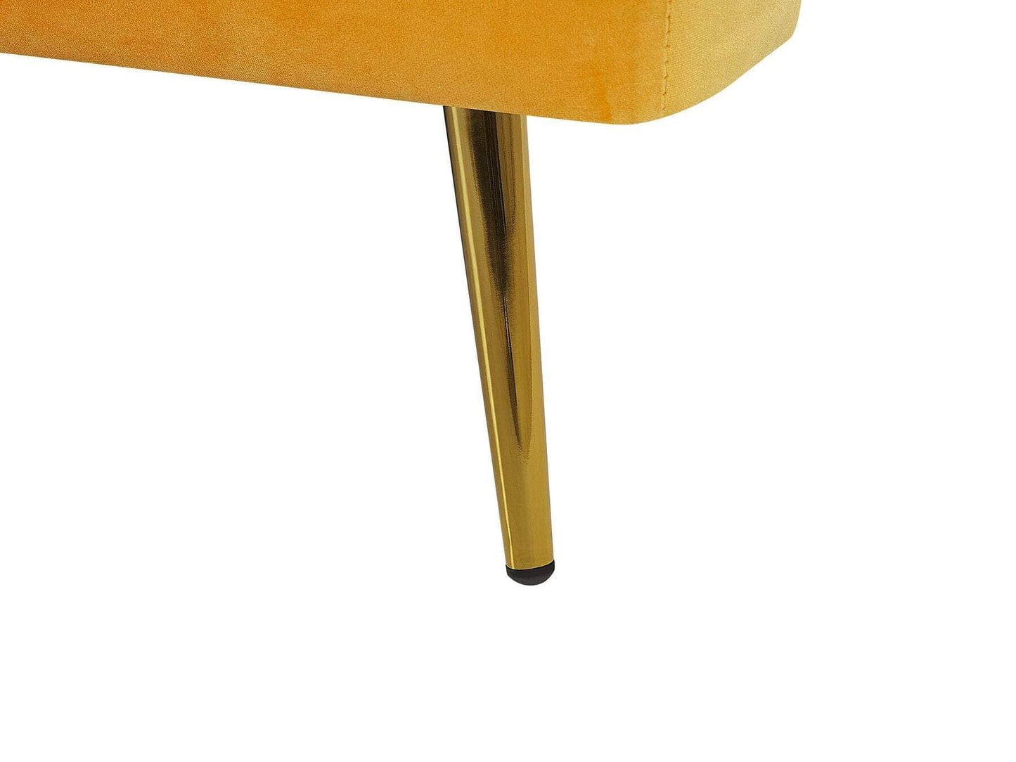 Velvet Sofa Bed Yellow VETTRE