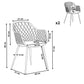 Set Of 2 Dining Chairs White Nashua