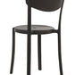 Set Of 4 Dining Chairs Black Vieste