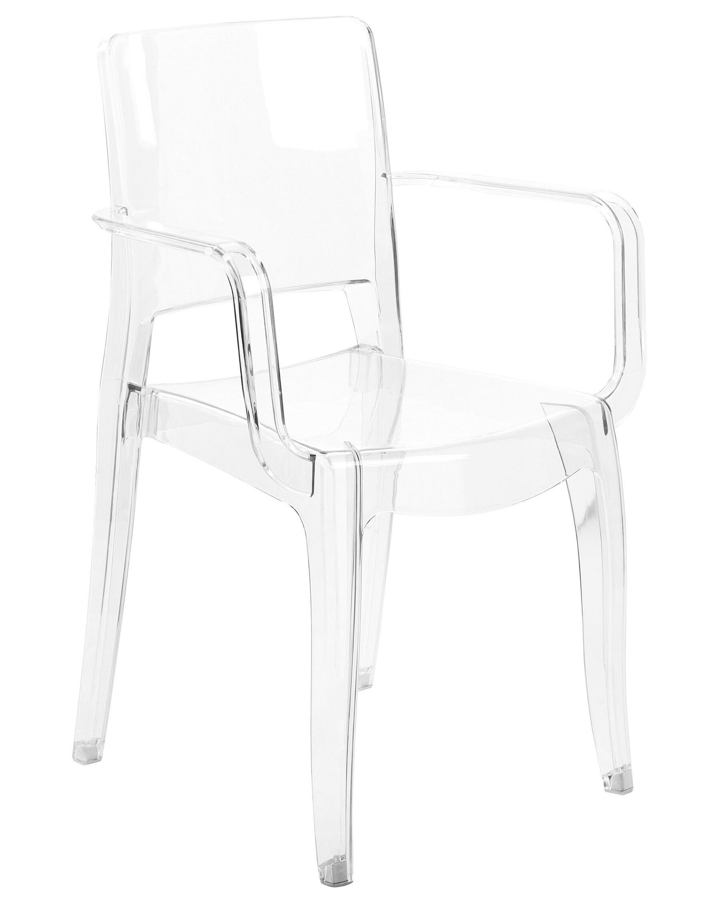 Set Of 2 Dining Chairs Transparent Kenwood