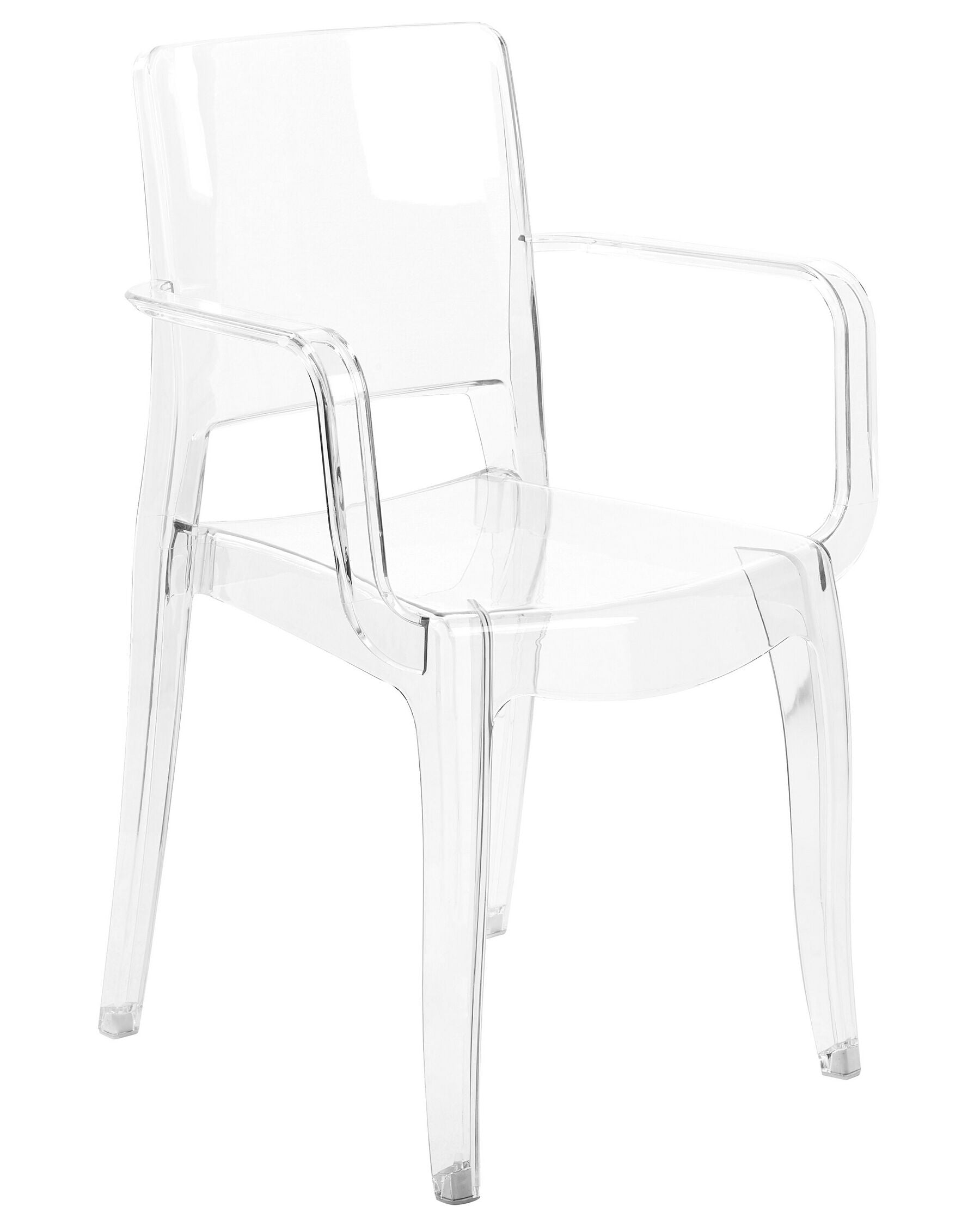 Set Of 2 Dining Chairs Transparent Kenwood