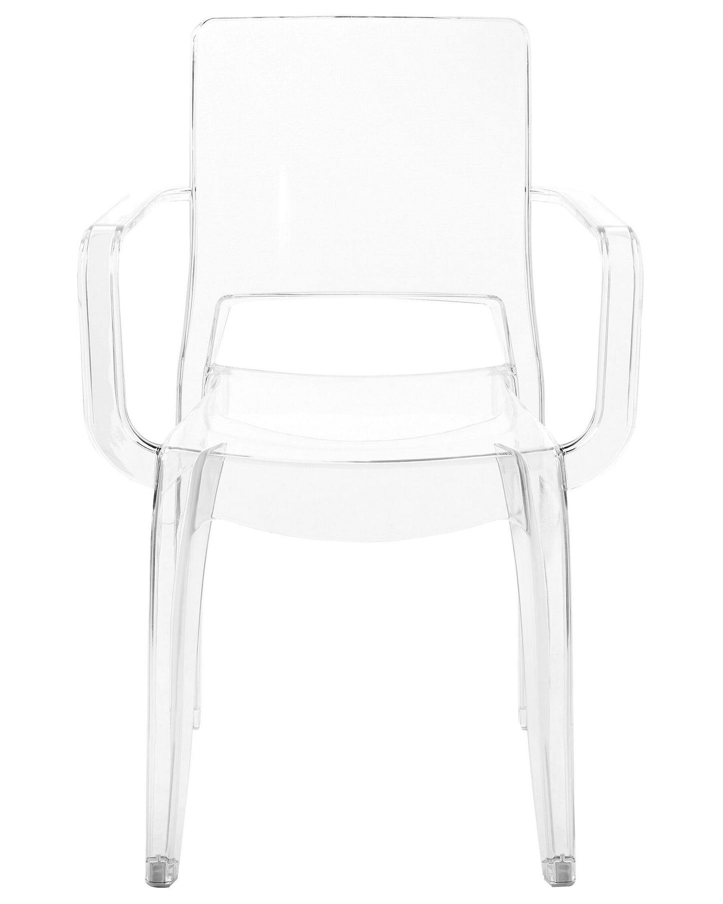 Set Of 2 Dining Chairs Transparent Kenwood