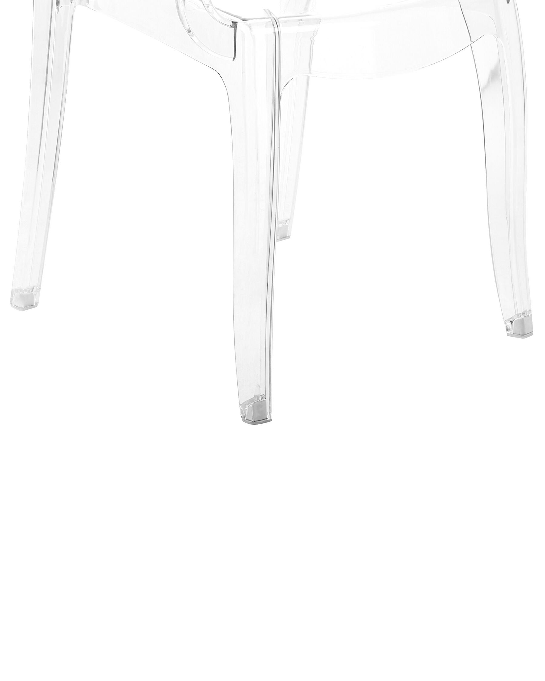 Set Of 2 Dining Chairs Transparent Kenwood