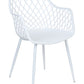 Set Of 2 Dining Chairs White Nashua Ii