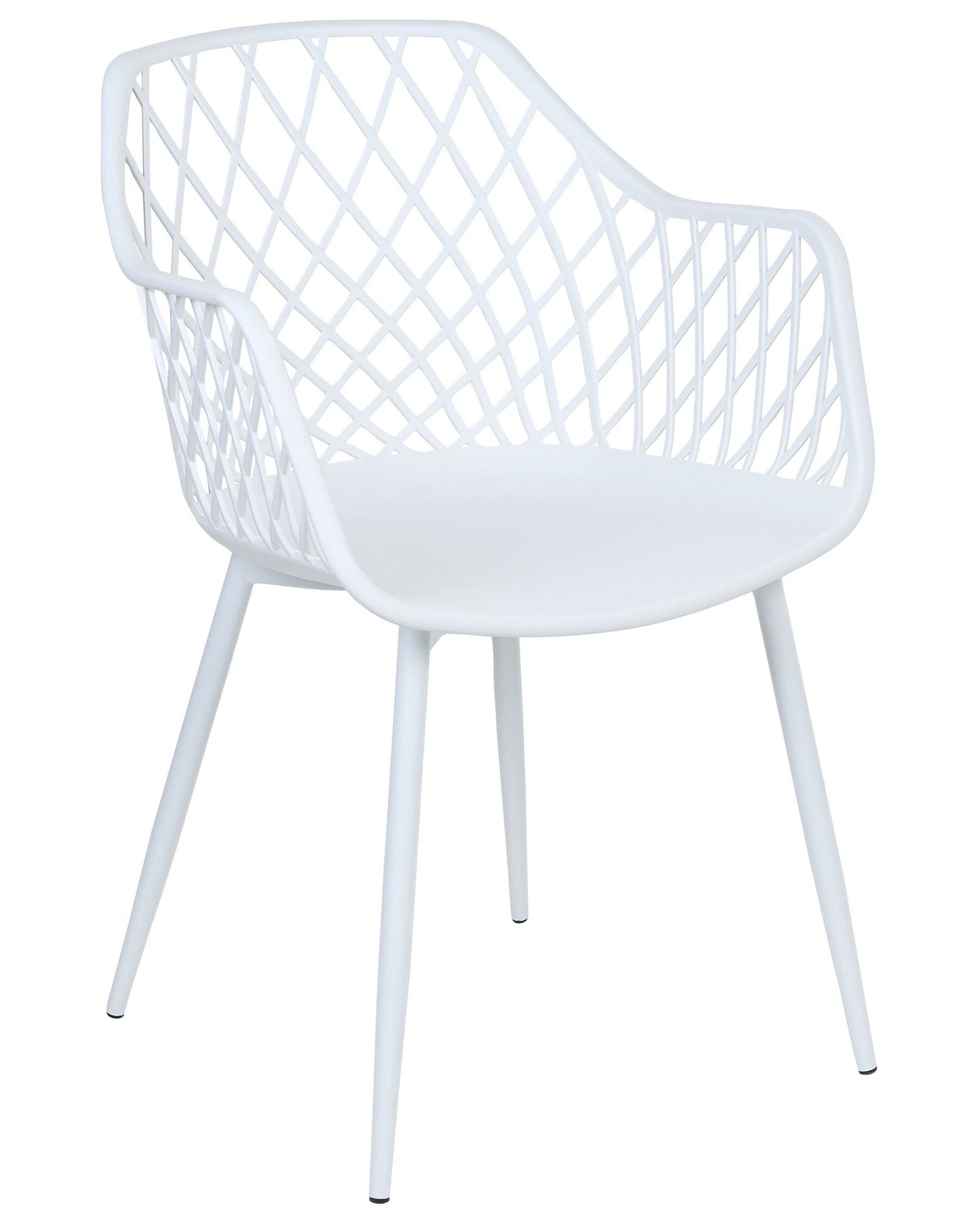 Set Of 2 Dining Chairs White Nashua Ii