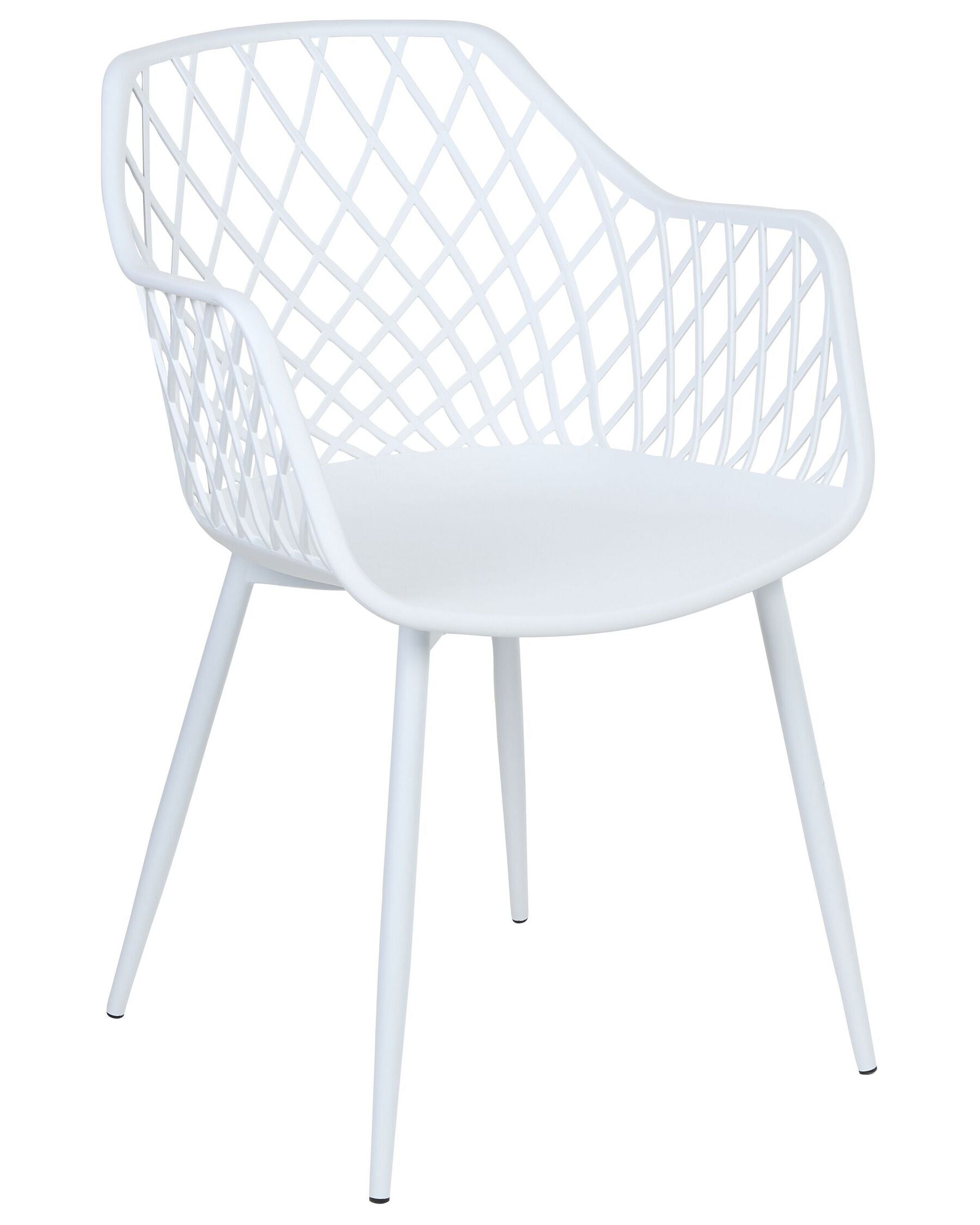 Set Of 2 Dining Chairs White Nashua Ii