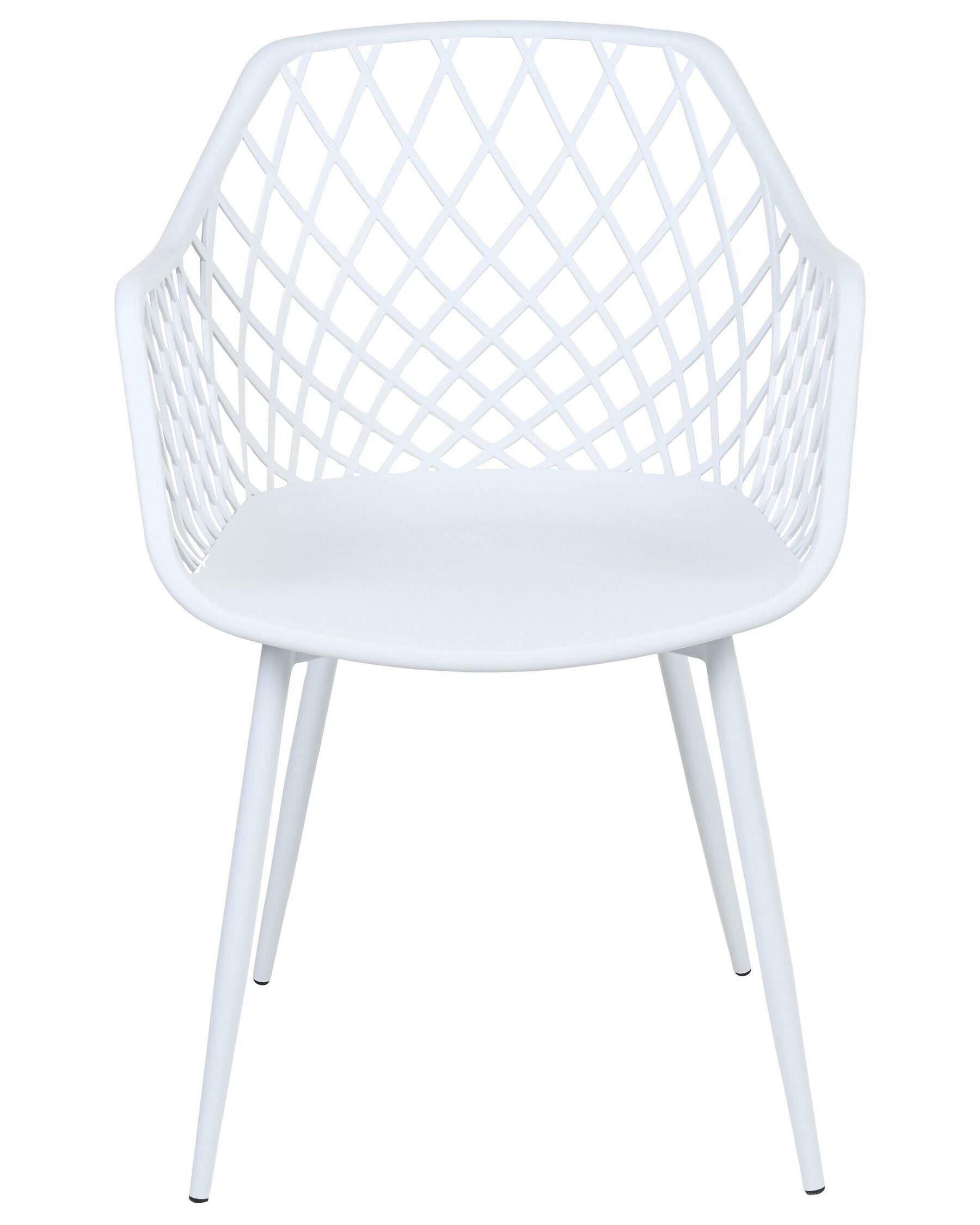 Set Of 2 Dining Chairs White Nashua Ii