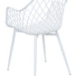 Set Of 2 Dining Chairs White Nashua Ii