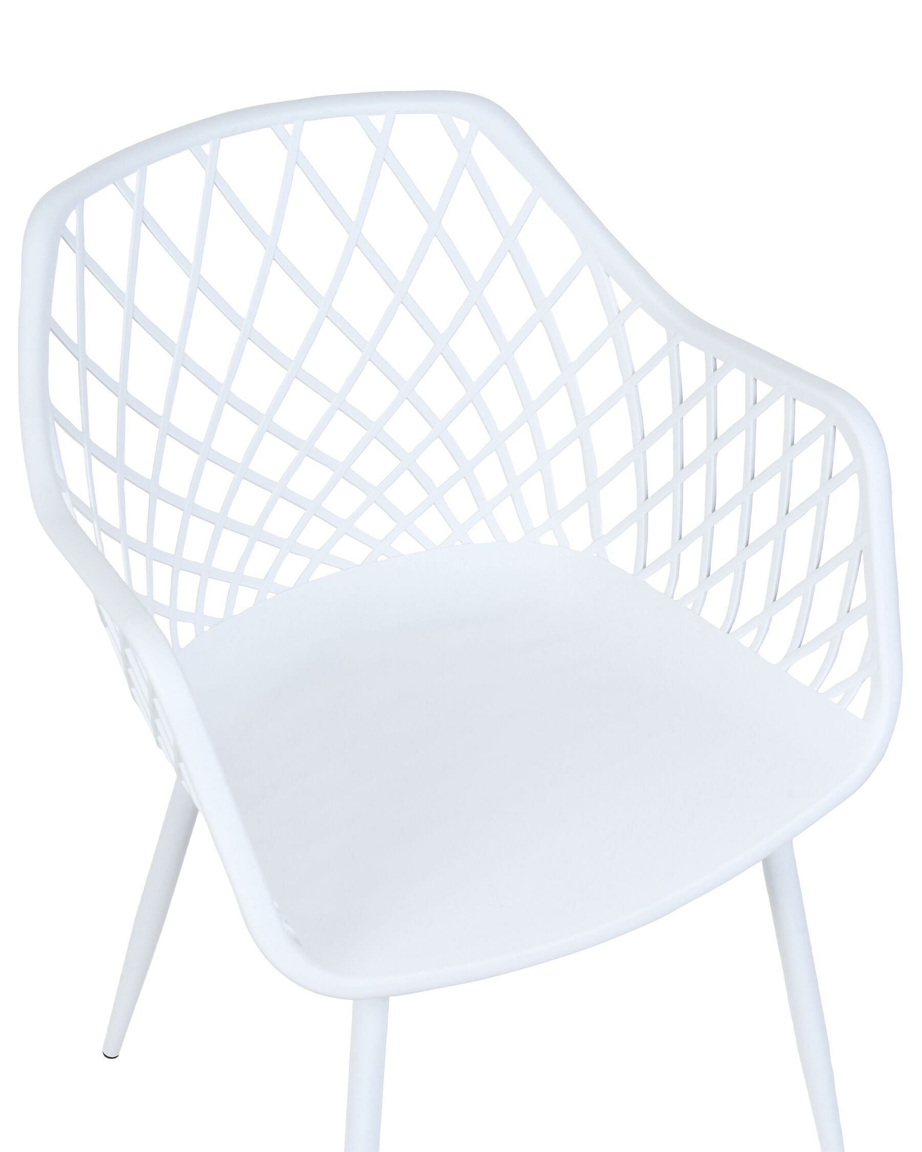Set Of 2 Dining Chairs White Nashua Ii