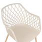 Set Of 2 Dining Chairs Beige Nashua