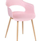 Set Of 2 Dining Chairs Pink Utica