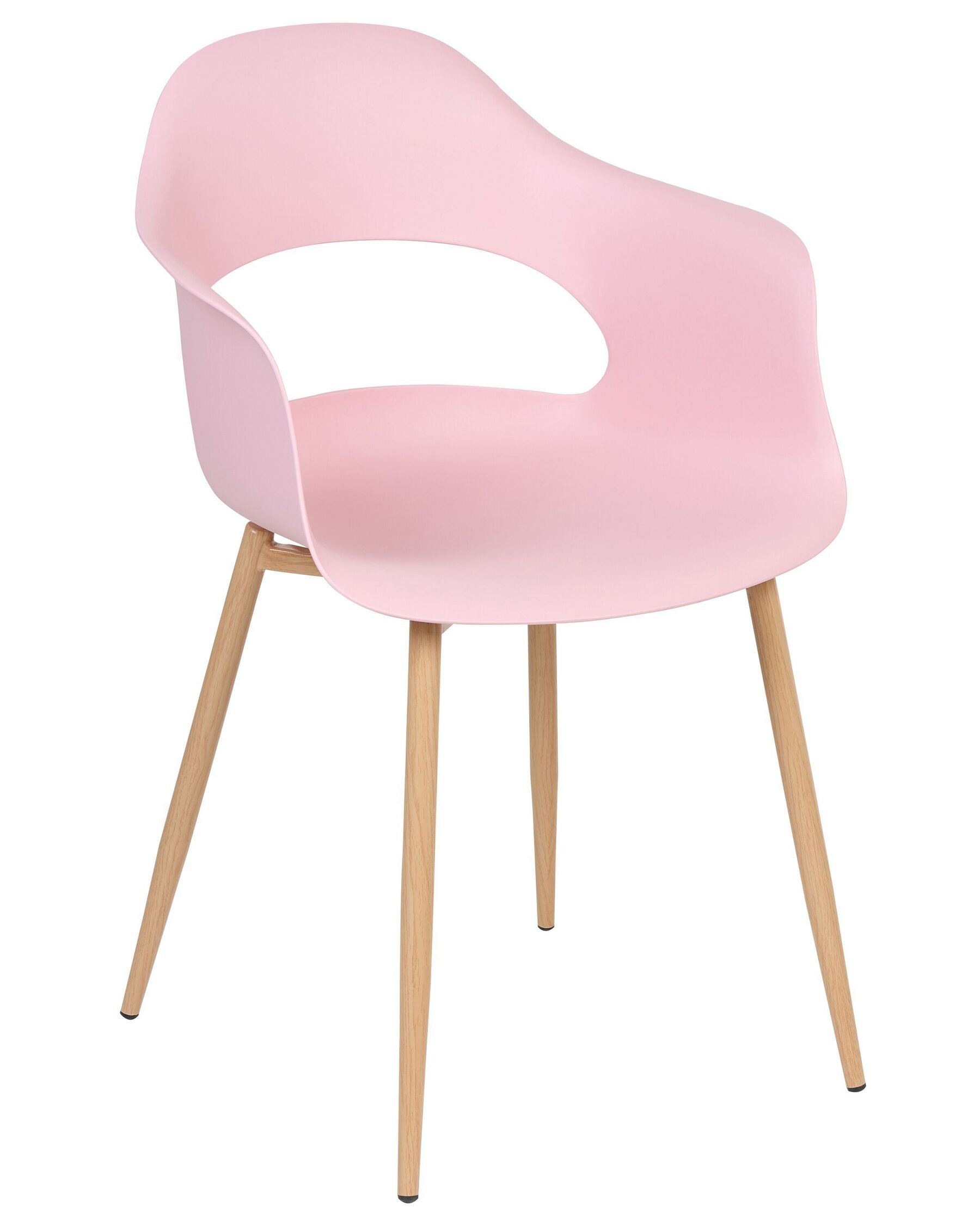 Set Of 2 Dining Chairs Pink Utica