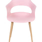 Set Of 2 Dining Chairs Pink Utica