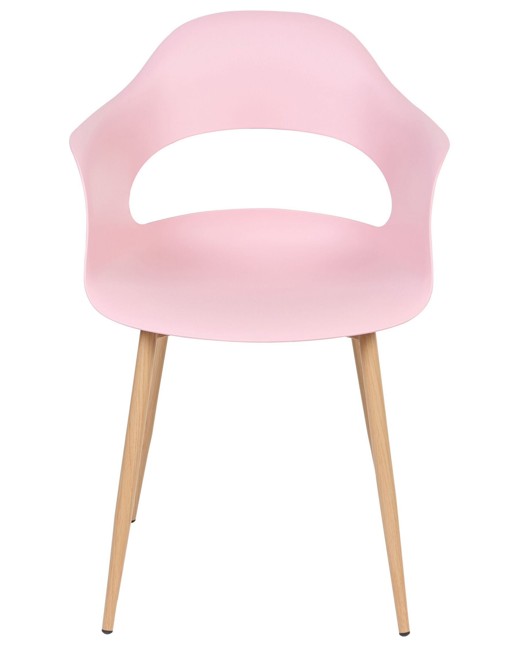 Set Of 2 Dining Chairs Pink Utica