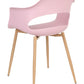 Set Of 2 Dining Chairs Pink Utica