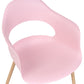 Set Of 2 Dining Chairs Pink Utica
