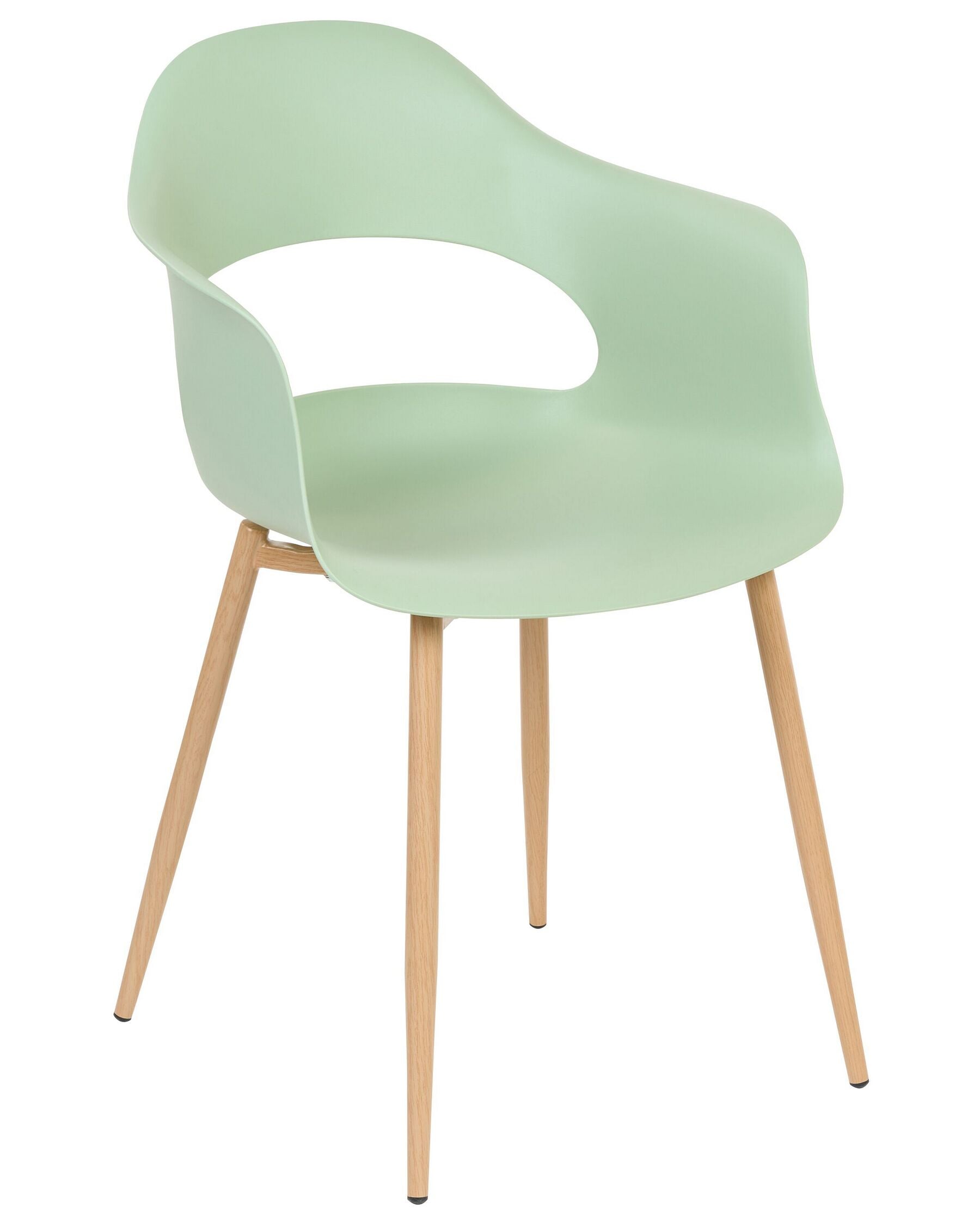 Set Of 2 Dining Chairs Light Green Utica