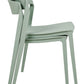 Set Of 2 Dining Chairs Mint Green Somers