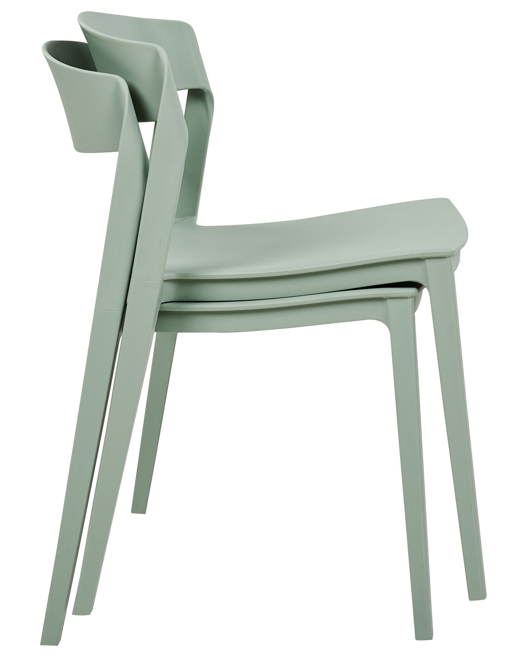 Set Of 2 Dining Chairs Mint Green Somers