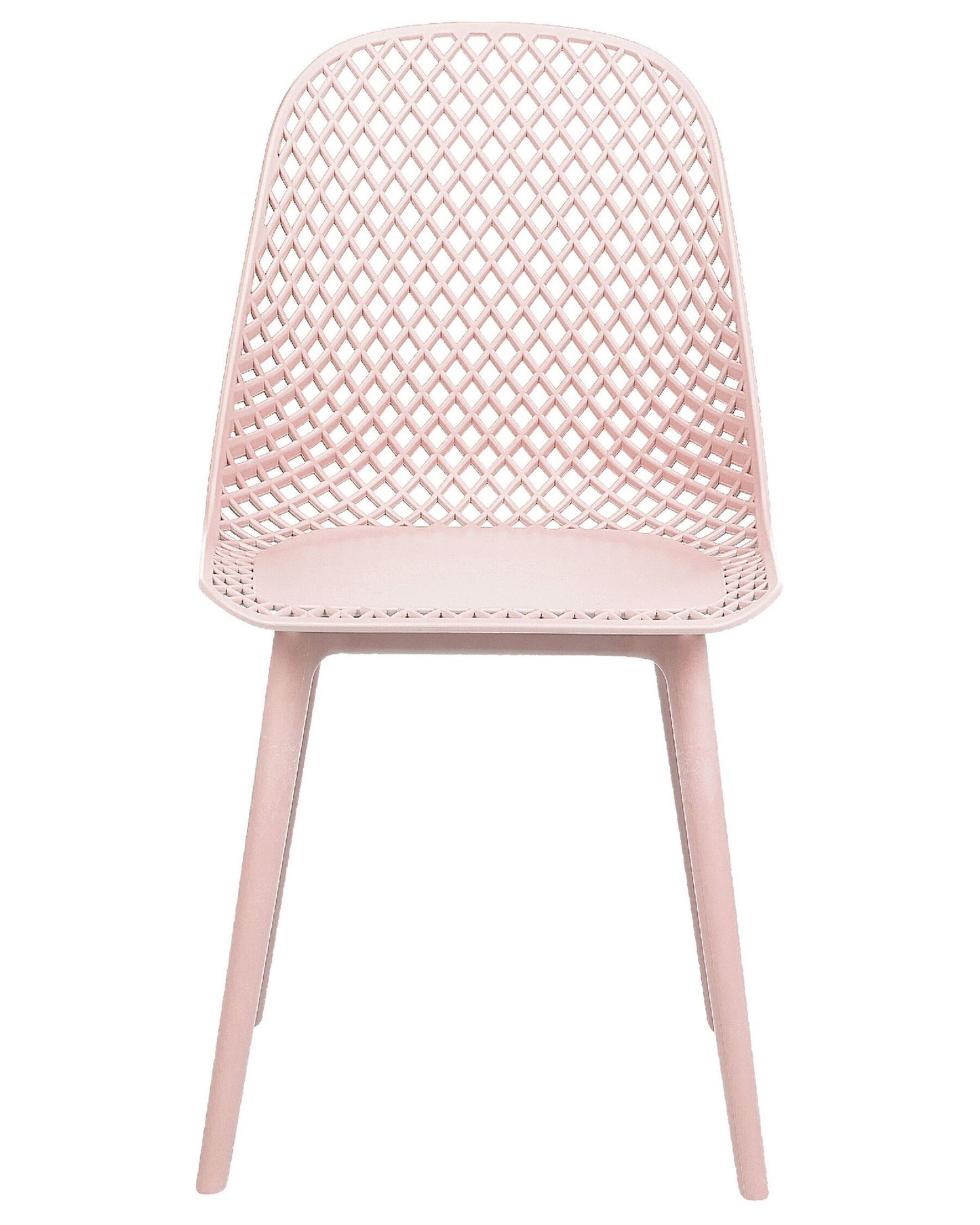Set Of 4 Dining Chairs Pink Emory