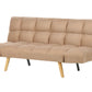 Fabric Sofa Bed Brown INGARO