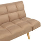 Fabric Sofa Bed Brown INGARO