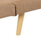 Fabric Sofa Bed Brown INGARO