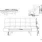 Fabric Sofa Bed Brown INGARO