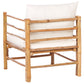 garden lounge set with table 6 seater cerreto bamboo wood off-white