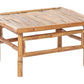 garden lounge set with table 6 seater cerreto bamboo wood off-white